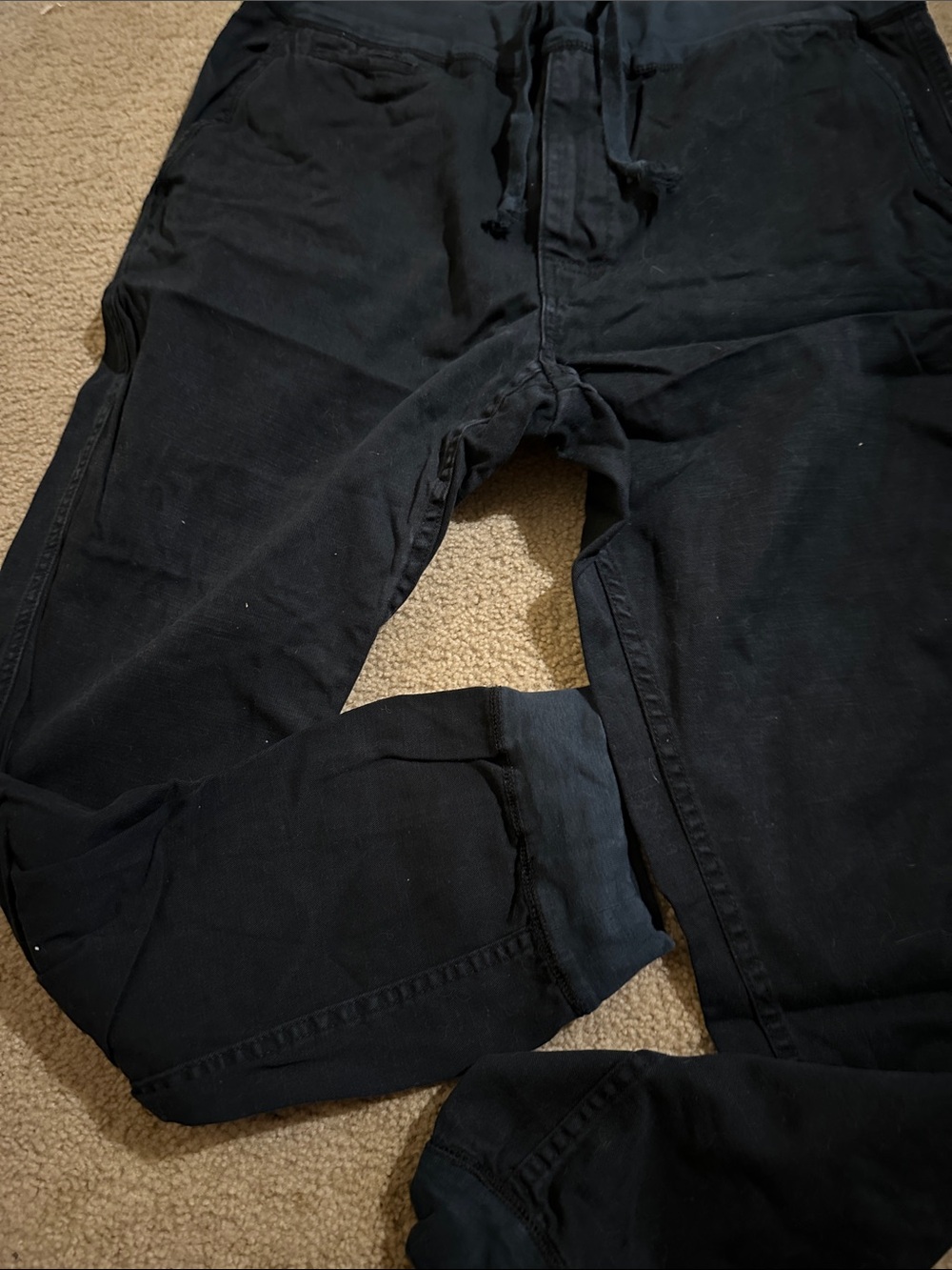 Ralph Lauren Men’s Black Drawstring Jogger Sweatpants